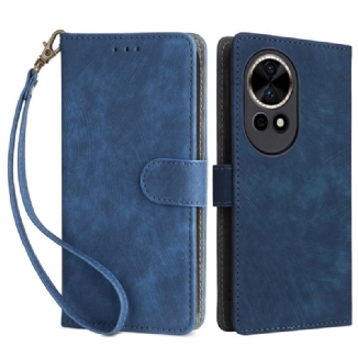 Housse Huawei Nova 13 5G Portefeuille Effet Daim RFID