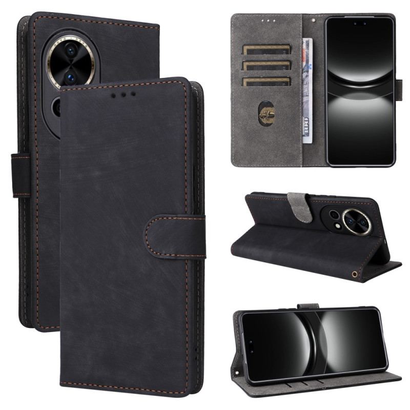 Housse Huawei Nova 13 5G Portefeuille Effet Daim RFID