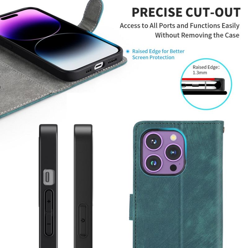 Housse Huawei Nova 13 5G Portefeuille Effet Daim RFID