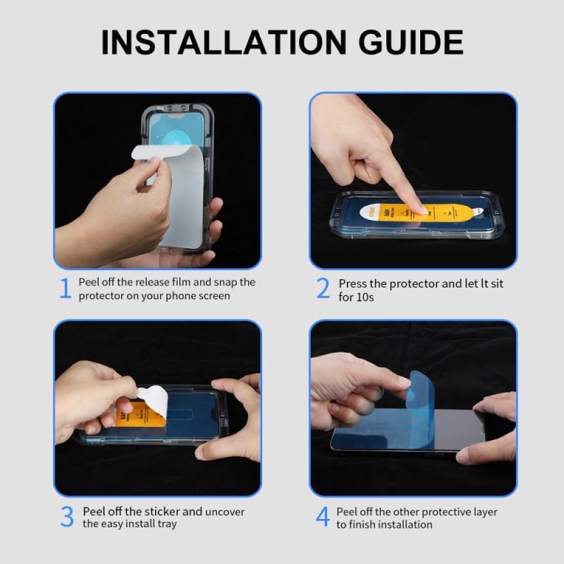 Protection en Verre Trempé pour Écran Huawei Nova 13 Plateau d'Installation
