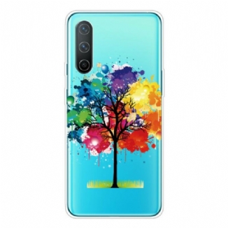 Coque OnePlus Nord CE 5G Transparente Arbre Aquarelle