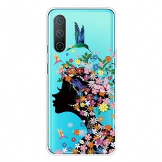 Coque OnePlus Nord CE 5G Transparente Chevelure Fleuri