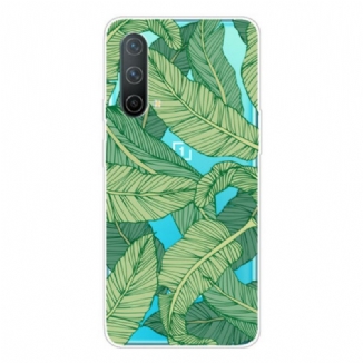 Coque OnePlus Nord CE 5G Transparente Feuilles Graphiques