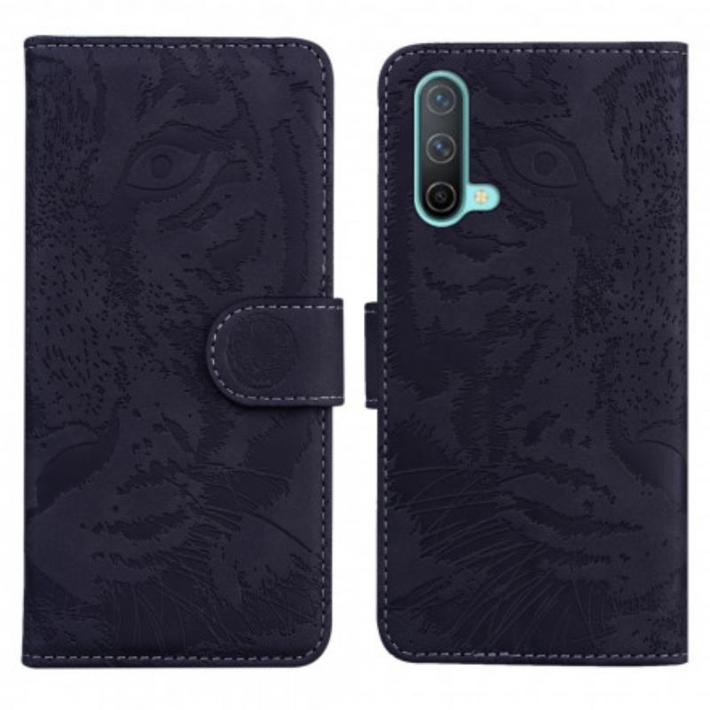 Housse OnePlus Nord CE 5G Empreinte Face de Tigre