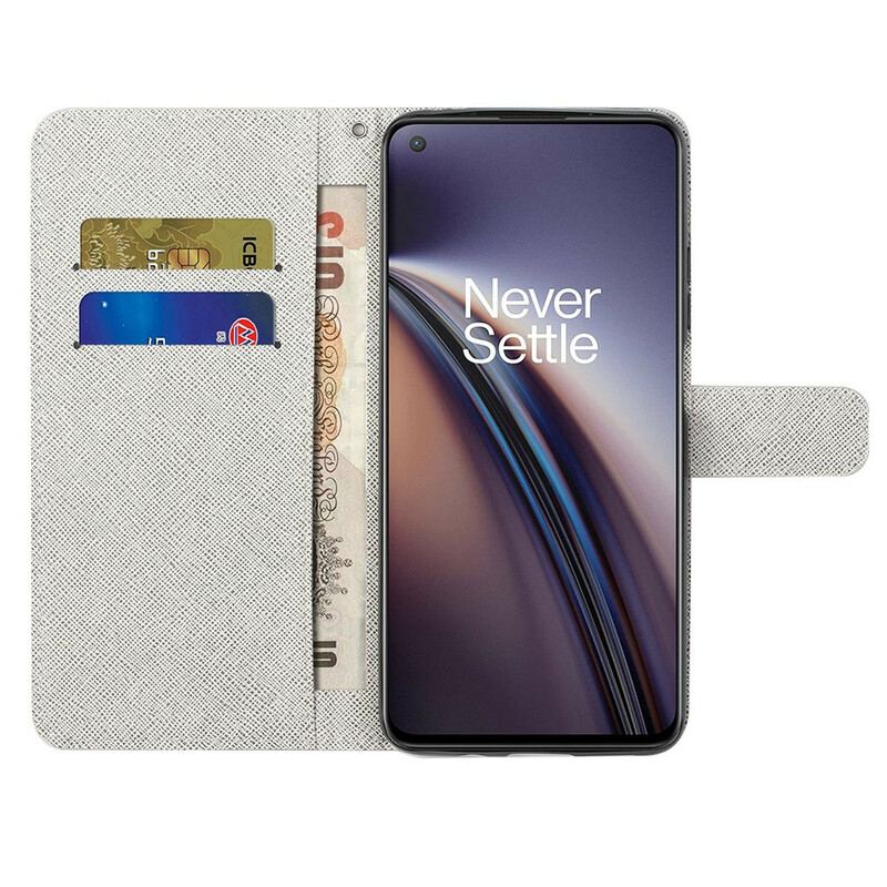 Housse OnePlus Nord CE 5G Léopard à Lanière