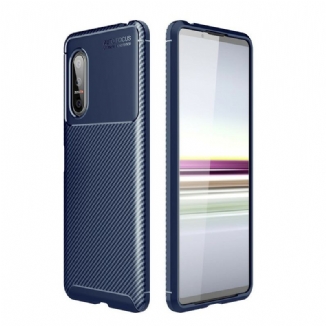 Coque sony Xperia 5 II Flexible Texture Fibre Carbone