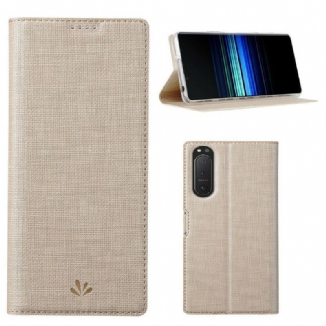 Flip Cover Sony Xperia 5 II Texturée VILI DMX