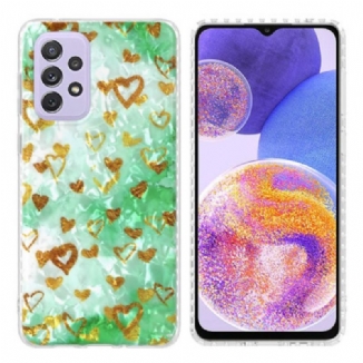 Coque Samsung Galaxy A23 5G Coeurs Stylés