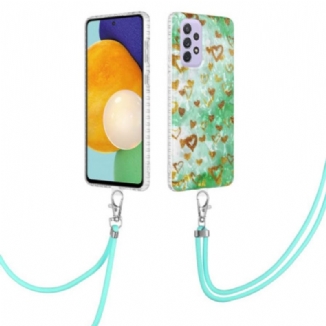 Coque Samsung Galaxy A23 5G à Cordon Coeurs