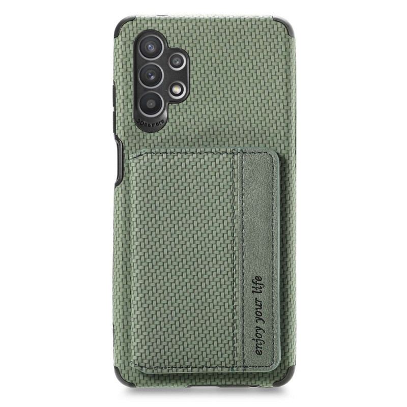 Coque Samsung Galaxy A23 5G Fibre Carbone Porte-Cartes