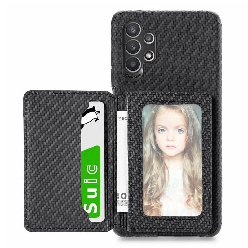 Coque Samsung Galaxy A23 5G Fibre Carbone Porte-Cartes