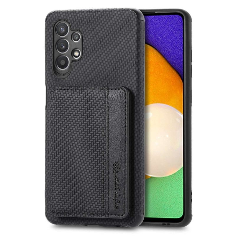 Coque Samsung Galaxy A23 5G Fibre Carbone Porte-Cartes