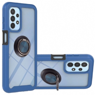 Coque Samsung Galaxy A23 5G Transparente avec Anneau-Support