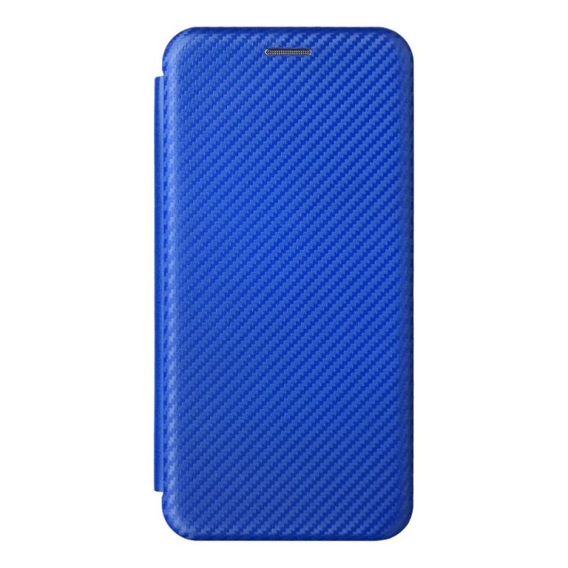 Flip Cover Samsung Galaxy A23 5G Fibre Carbone Colorée