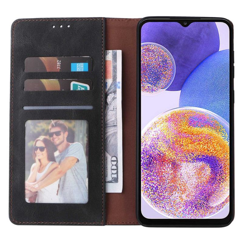 Flip Cover Samsung Galaxy A23 5G Simili Cuir