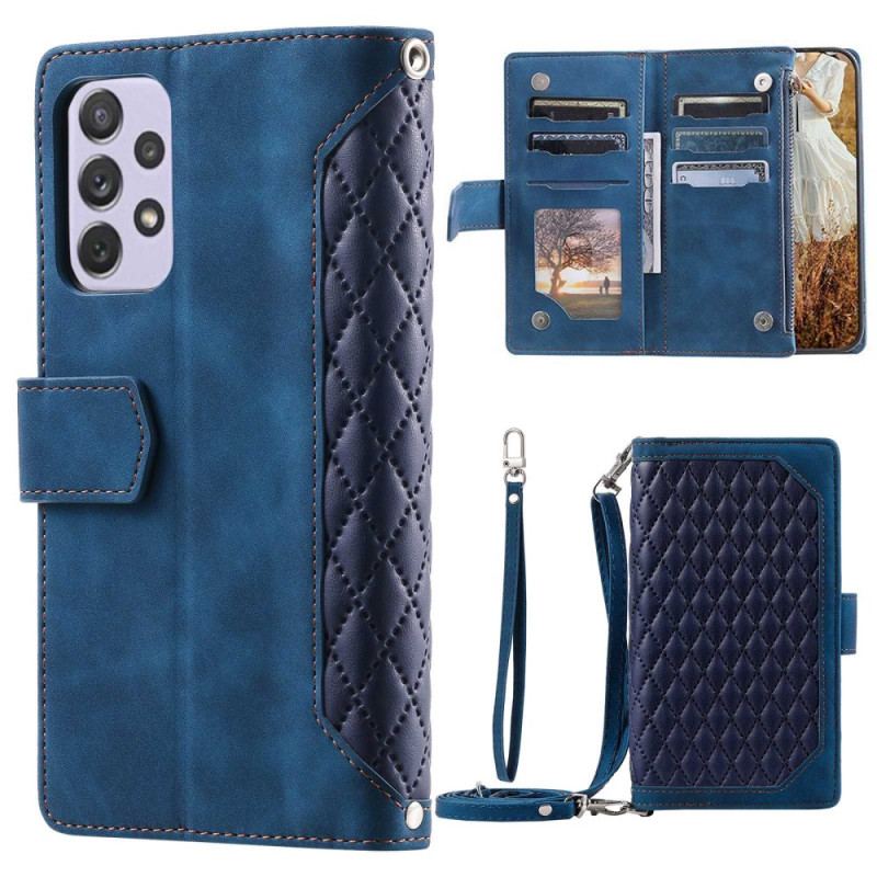 Housse Samsung Galaxy A23 5G avec Bandoulière et Lanière