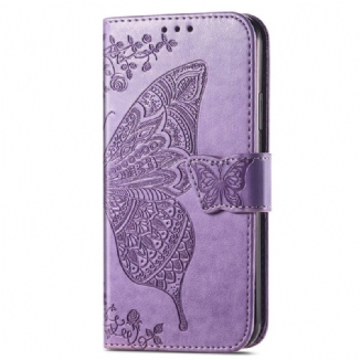 Housse Samsung Galaxy A23 5G Papillon Baroque