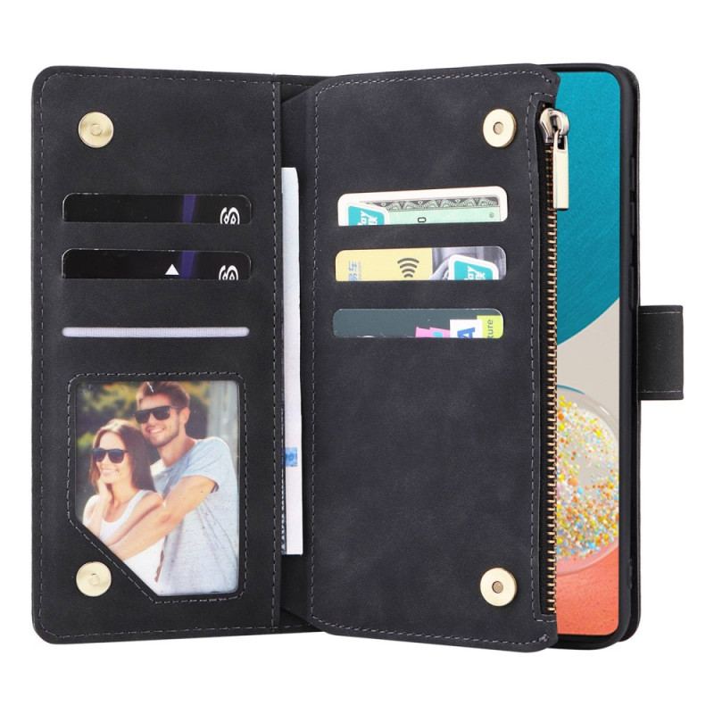 Housse Samsung Galaxy A23 5G Porte-monnaie avec Lanière