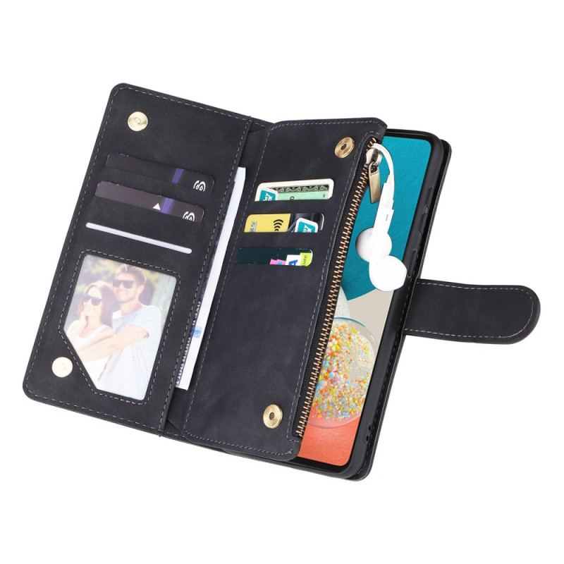Housse Samsung Galaxy A23 5G Porte-monnaie avec Lanière