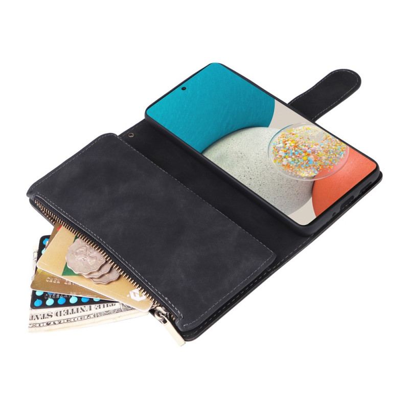 Housse Samsung Galaxy A23 5G Porte-monnaie avec Lanière