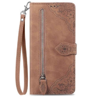 Housse Samsung Galaxy A23 5G Porte-Monnaie Dentelle