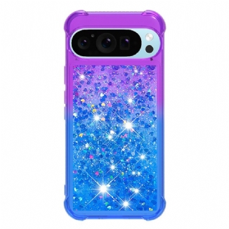 Coque Google Pixel 9 Pro XL Dégradé Paillettes
