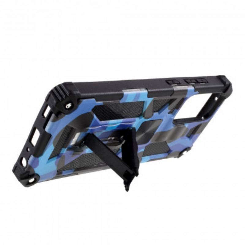 Coque Samsung Galaxy A72 4G / A72 5G Camouflage Support Amovible