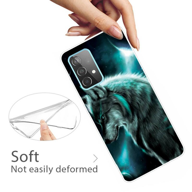 Coque Samsung Galaxy A72 4G / A72 5G Loup Royal