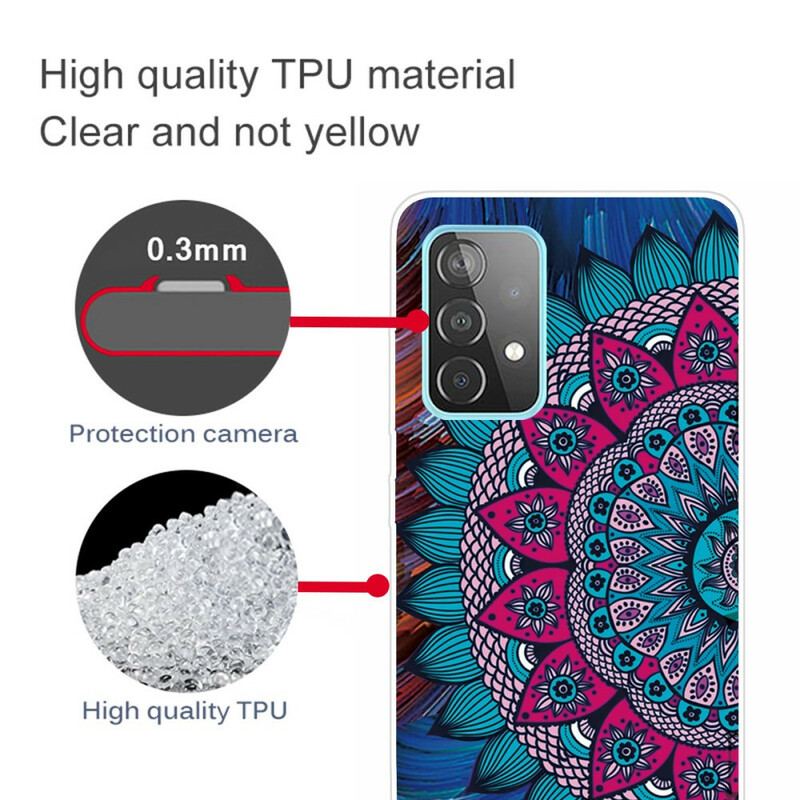 Coque Samsung Galaxy A72 4G / A72 5G Mandala Coloré
