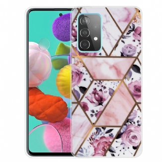 Coque Samsung Galaxy A72 4G / A72 5G Marbre Géométrique