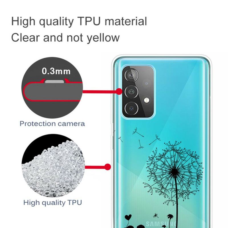 Coque Samsung Galaxy A72 4G / A72 5G Pissenlit Love