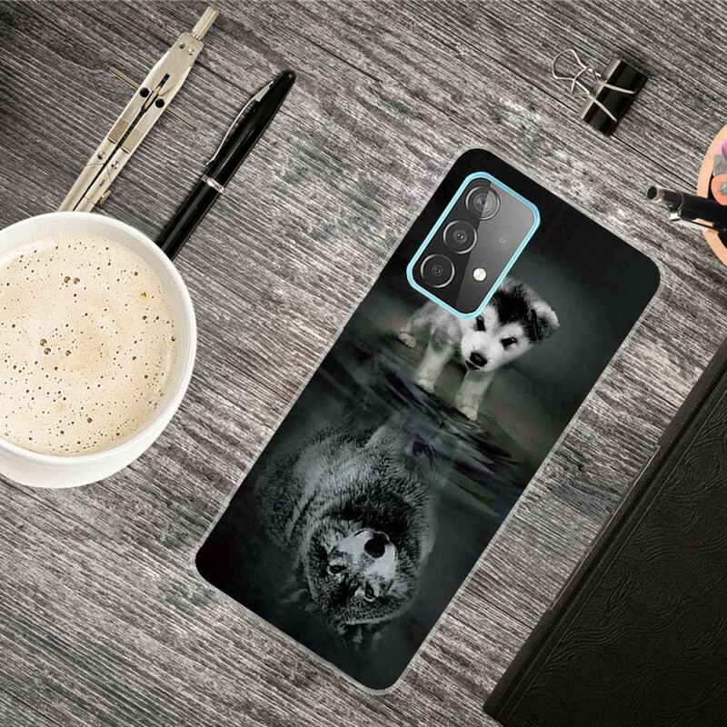 Coque Samsung Galaxy A72 4G / A72 5G Rêve de Chiot