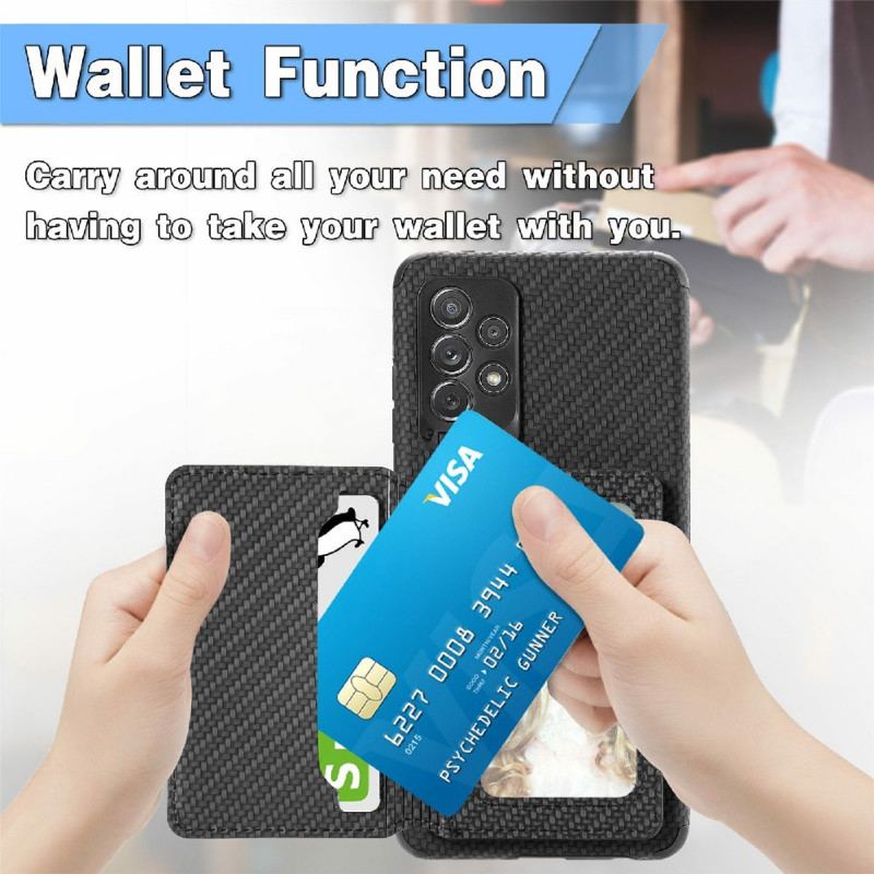 Coque Samsung Galaxy A72 4G / A72 5G RFID Porte-Cartes Support