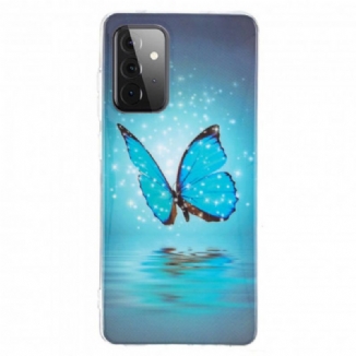 Coque Samsung Galaxy A72 4G / A72 5G Série Papillons Fluorescente