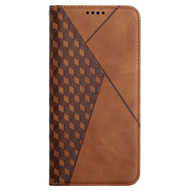 Flip Cover Samsung Galaxy A72 4G / A72 5G Effet Cuir Géo