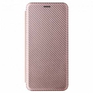 Flip Cover Samsung Galaxy A72 4G / A42 5G Fibre Carbone