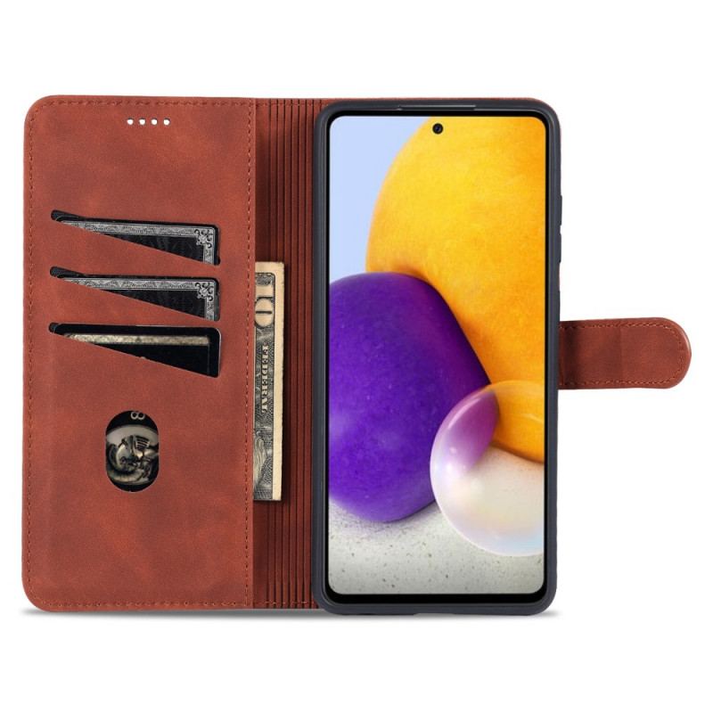 Housse Samsung Galaxy A72 4G / A72 5G AZNS Effet Cuir