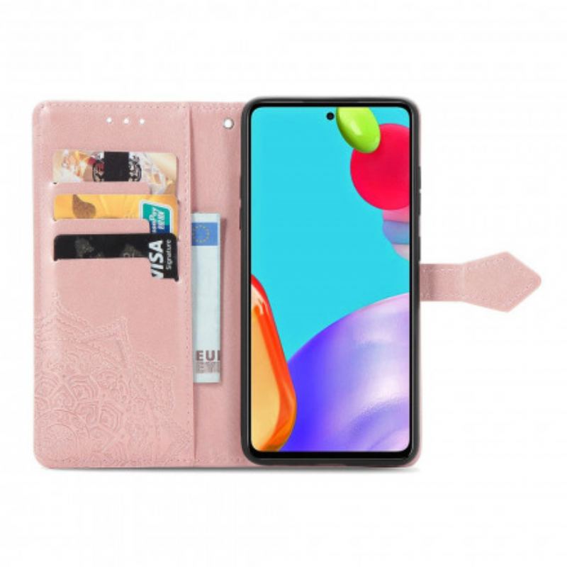 Housse Samsung Galaxy A72 4G / A72 5G Mandala Moyen Age