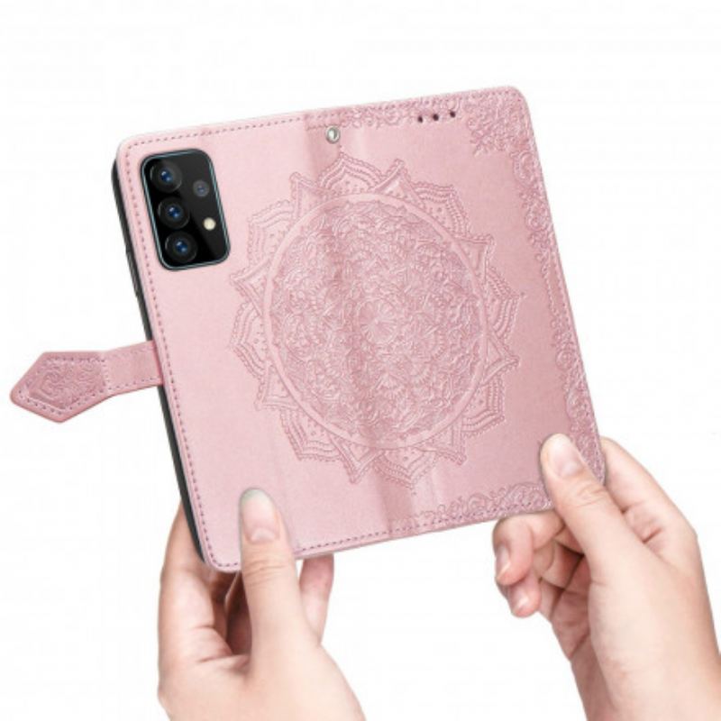 Housse Samsung Galaxy A72 4G / A72 5G Mandala Moyen Age