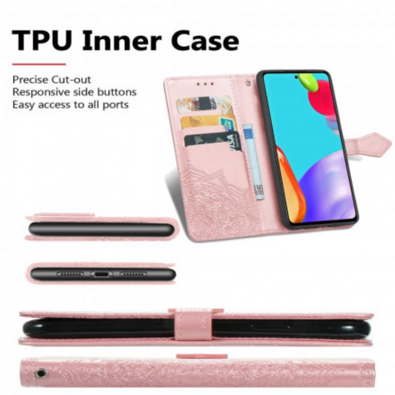 Housse Samsung Galaxy A72 4G / A72 5G Mandala Moyen Age