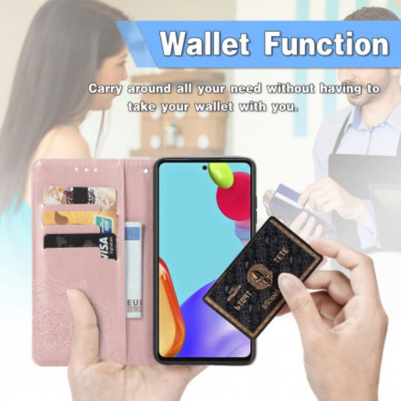 Housse Samsung Galaxy A72 4G / A72 5G Mandala Moyen Age