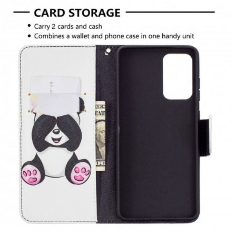 Housse Samsung Galaxy A72 4G / A72 5G Panda Fun
