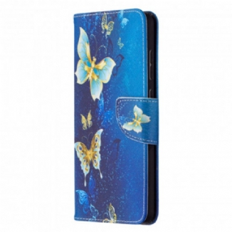 Housse Samsung Galaxy A72 4G / A72 5G Papillons Rois