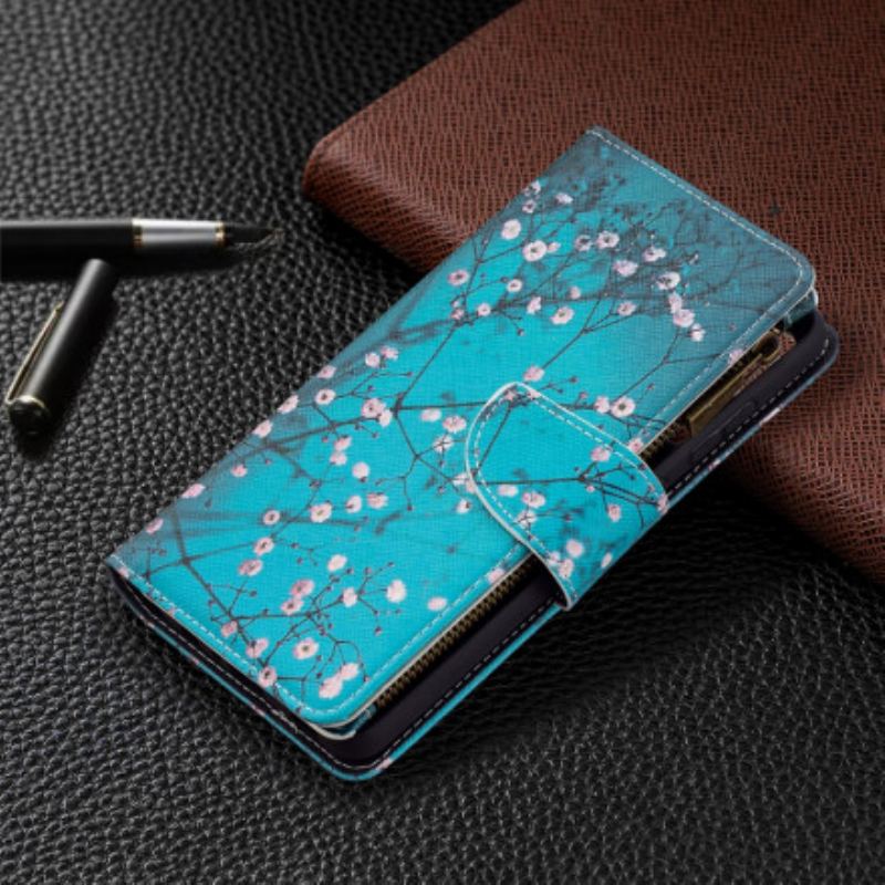 Housse Samsung Galaxy A72 4G / A72 5G Poche Zippée Arbre