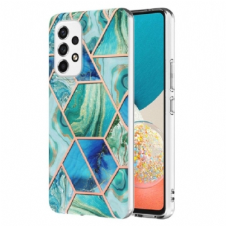 Coque Samsung Galaxy M53 5G Marbre Géométrique Flashy