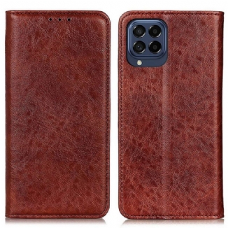 Flip Cover Samsung Galaxy M53 5G Texture Cuir