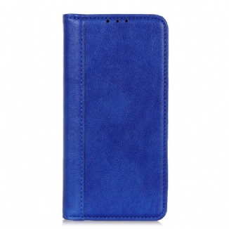 Housse Samsung Galaxy M53 5G Cuir Fendu Litchi