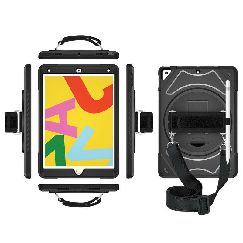 Coque iPad 10.2" (2020) (2019) Premium Sangle et Bandoulière