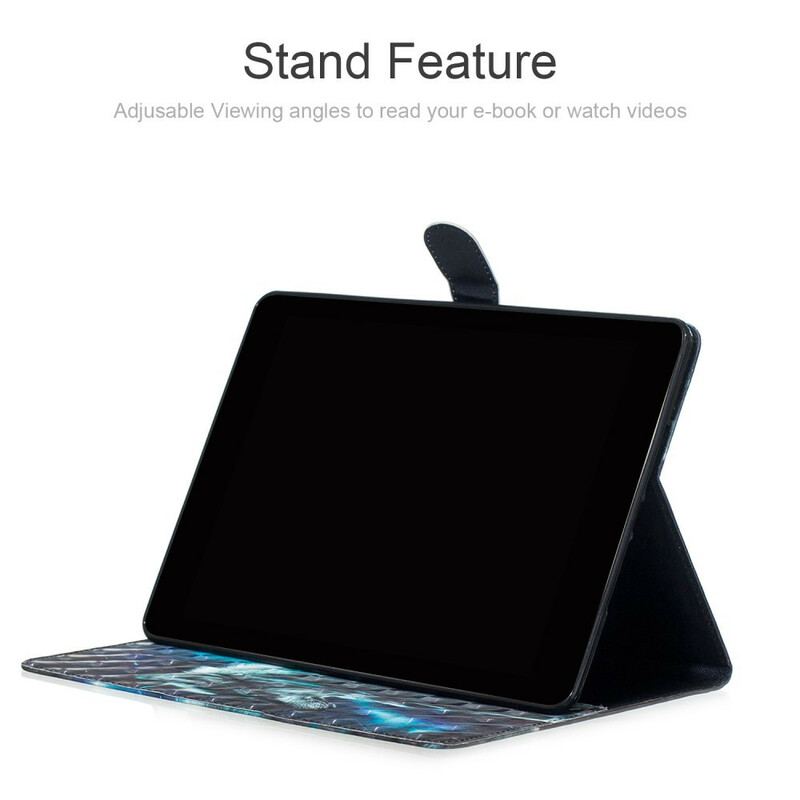 Housse iPad 10.2" (2019) (2020) Light Spot Loup