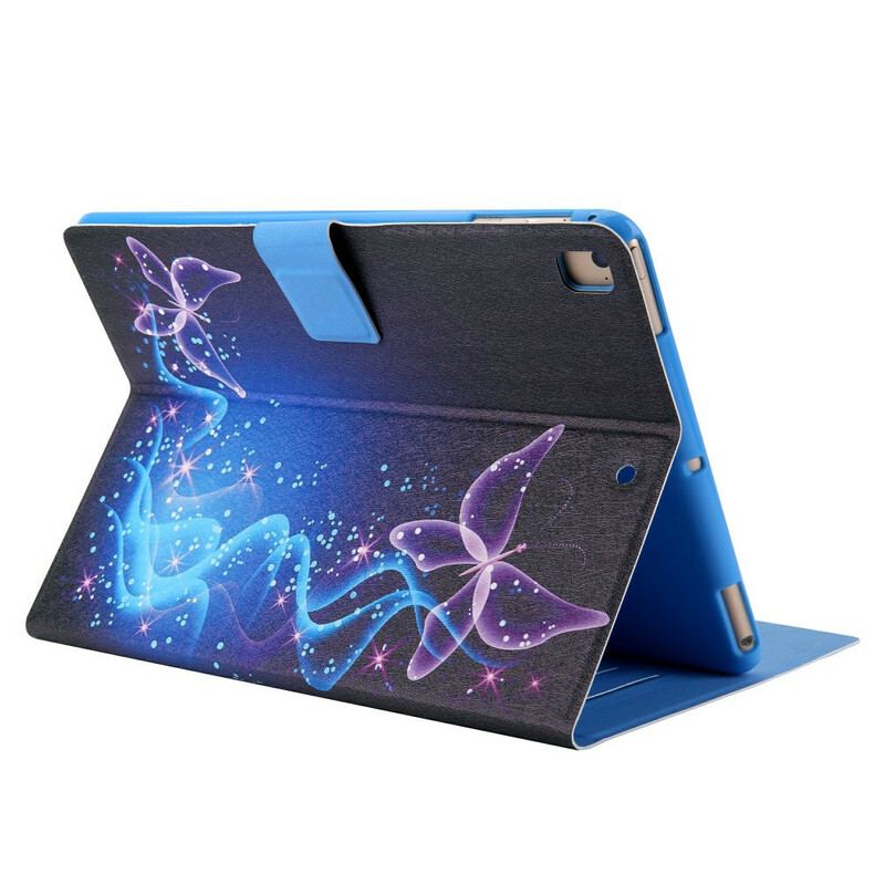 Housse iPad 10.2" (2020) (2019) / Air 10.5" (2019) /  Pro 10.5 pouces Féérie Papillons